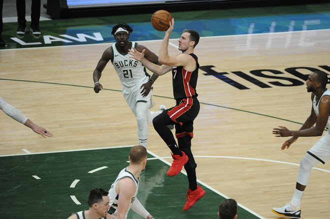 Goran Dragić je bil v&nbsp;Wisconsinu strelsko solidno razpoložen, do moštevnih kolegov pa ni bil prav posebej prijateljski, zmogel je le podajo. FOTO: Michael Mcloone/Usa Today Sports