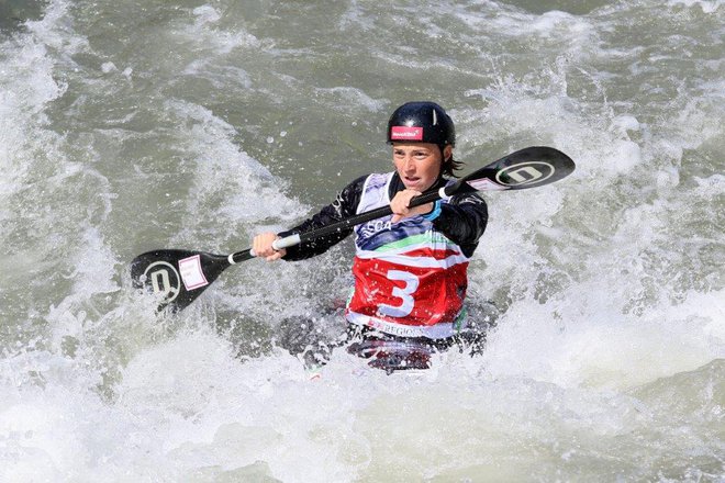 Eva Terčelj bo po evropsko srebrnih divjih vodah želela požlahtniti tudi olimpijske brzice na Japonskem. FOTO: Nina Jelenc/KZS