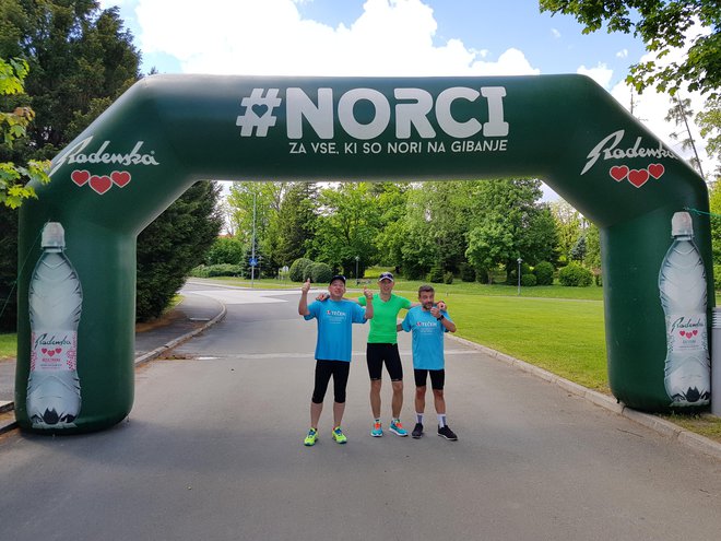 Na letošnjem 2. Virtualnem maratonu treh src so namreč vsi sodelujoči tekači skupaj seštevali pretečene kilometre in dosegli zastavljenih 40.075 km. FOTO: Maraton treh src