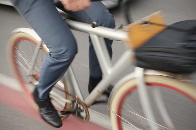 Boljša mestna infrastruktura pomeni več kolesarjev. Foto Jure Eržen/Delo