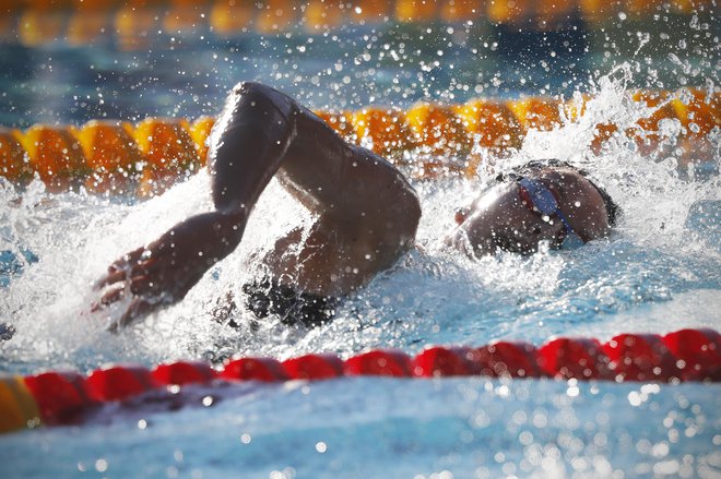 Janja Šegel se je izkazala v predtekmovanju na 200 m prosto na evropskem prvenstvu. FOTO: Uroš Hočevar