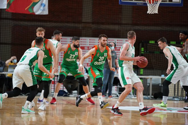 Krka je po velikem preobratu v zadnji minuti izločila Cedevito Olimpijo z 82:80. FOTO: Cedevita Olimpija