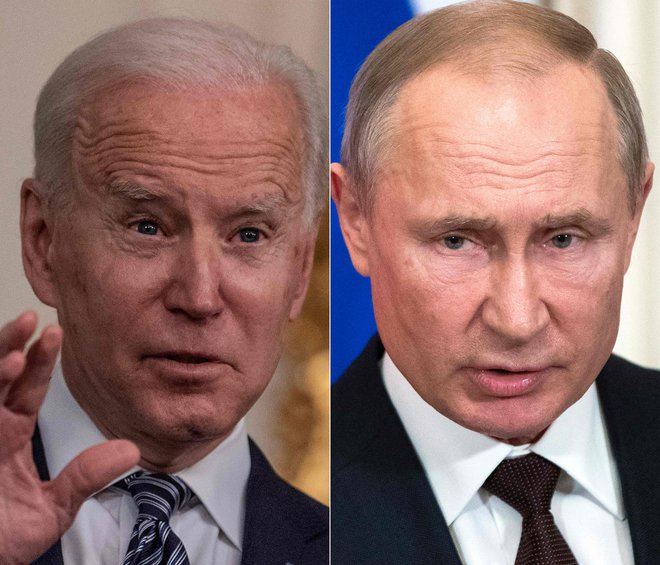 Biden in Putin se doslej še nista sestala. FOTO: AFP