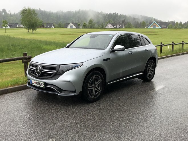 Mercedes EQC je nastal na osnovi modela GLC.<br />
FOTO: Aljaž Vrabec