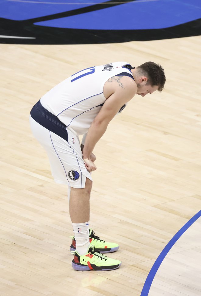 Luka ni mogel preprečiti poraza Dallasa. FOTO: Kevin Jairaj/USA Today Sports