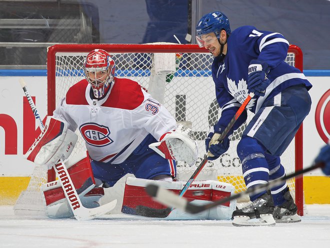 Vratar Carey Price je zbral v kanadskem derbiju kar 30 obramb. FOTO: Claus Andersen/AFP