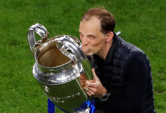 Thomas Tuchel je osvojil ligo prvakov in dobil zaupanje muhastega lastnika Chelseaja Romana Abramoviča. FOTO: Susana Vera/Reuters