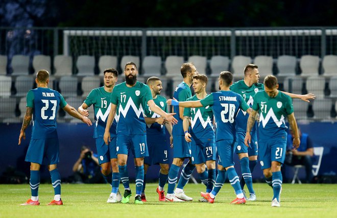 Slovenci so pričakovano visoko zmleli skromno reprezentanco Gibraltarja. FOTO: BorutćŽivuloviĆ/Reuters