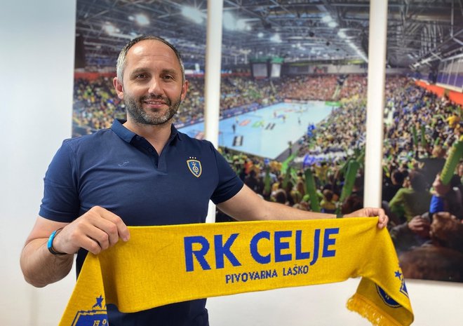 Alem Toskić se je vrnil v Celje v novi, trenerski vlogi. FOTO: RK Celje Pivovarna Laško