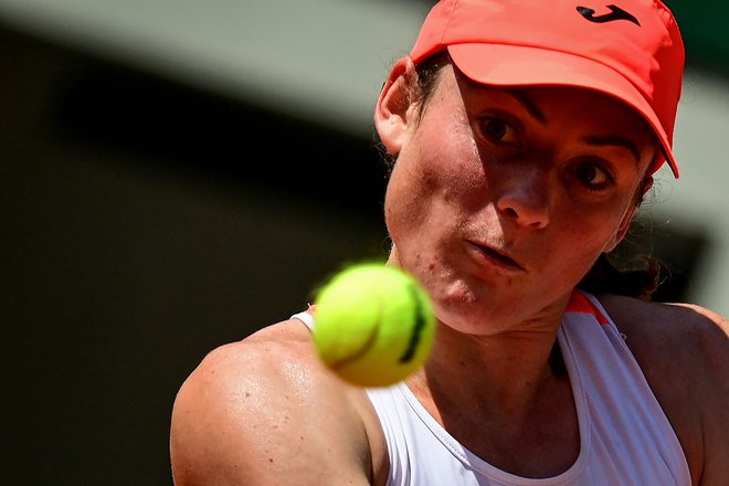 Tamara Zidanšek se je poslovila v polfinalu. FOTO: Martin Bureau/AFP