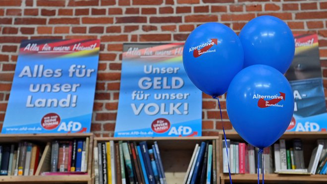 Čeprav je CDU prepričljivo zmagala, problem AfD ostaja.<br />
FOTO:John Macdougall/AFP