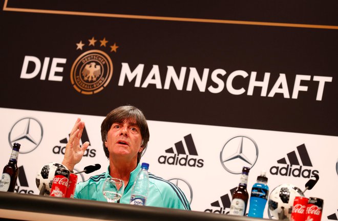 Joachim Löw se po euru 2020 poslavlja s selektorskega stolčka Nemčije. FOTO: Axel Schmidt/Reuters