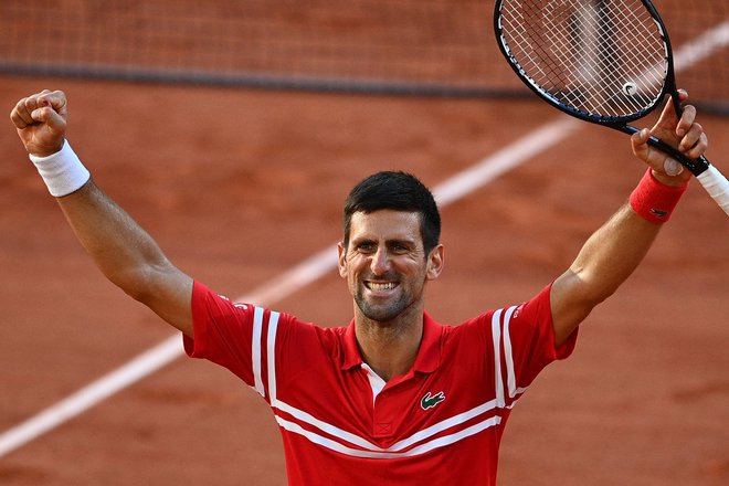 Novak Đoković je ne zmeni za utrujenost. FOTO: Christophe Archambault/AFP