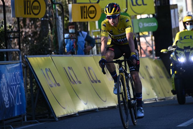 Primož Roglič stavi na kakovosten trening za francosko pentljo. FOTO: Anne-Christine Poujoulat/AFP