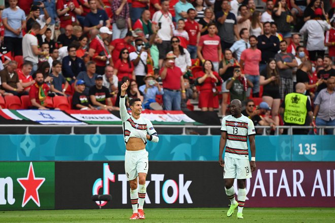 Cristiano Ronaldo igra v odlični formi. FOTO: Attila Kisbenedek/AFP