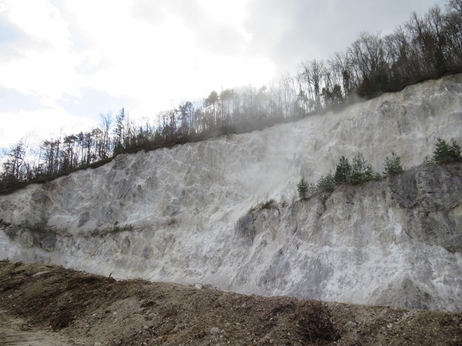 Obuditev kamnoloma Brinjeva gora razburja občane treh občin. FOTO: Špela Kuralt/Delo