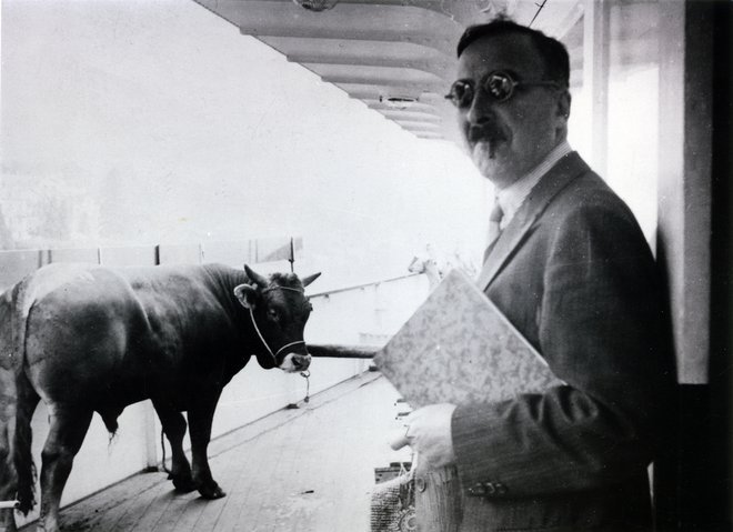 Stefan Zweig na poti iz Brazilije v Argentino leta 1936 Foto Atrium Press