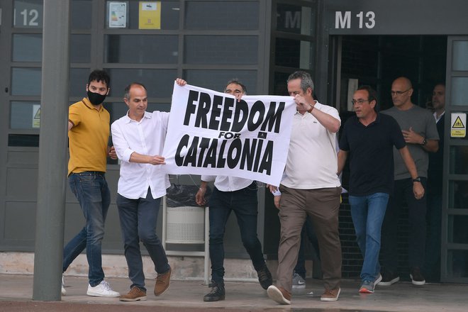 Separatisti so zapustili zapor. FOTO: Josep Lago/AFP