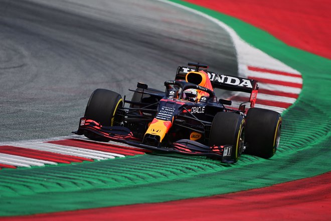 Nizozemski as formule ena Max Verstappen želi osvojiti poln plen na obeh dirkah v Avstriji. FOTO: Andrej Isaković/AFP