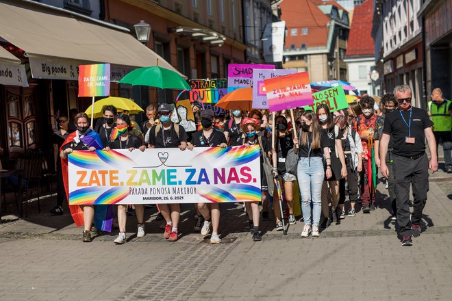 Maribor je postal za Ljubljano drugo slovensko mesto z lastnim pride dogodkom. FOTO: Mitja Florjanc