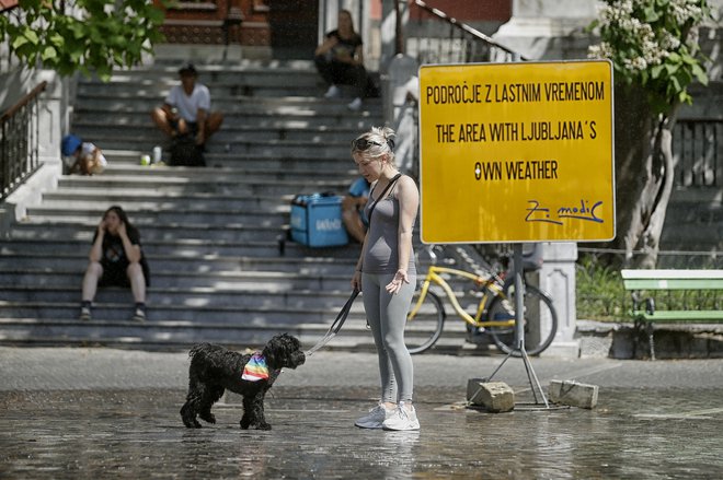 Daljše obdobje vročine lahko povzroči različne težave in pregretje telesa. FOTO: Blaž Samec/Delo