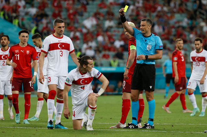 Slavko Vinčić med tekmo na euro 2020. FOTO: Valentyn Ogirenko/AFP