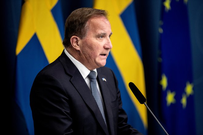 Vodja švedskih socialdemokratov Stefan Löfven je na čelu vlade od leta 2014. Foto: Christine Olsson/Reuters