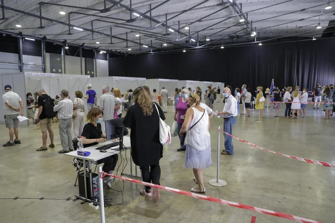 Včeraj, prvi dan predčasnega glasovanja, je glas oddalo skoraj 25.000 volivcev. FOTO: Uroš Hočevar/Delo