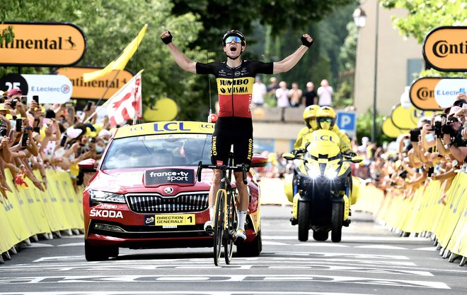 Presenečenje dneva je prav gotovo Wout van Aert. FOTO: Philippe Lopez Afp