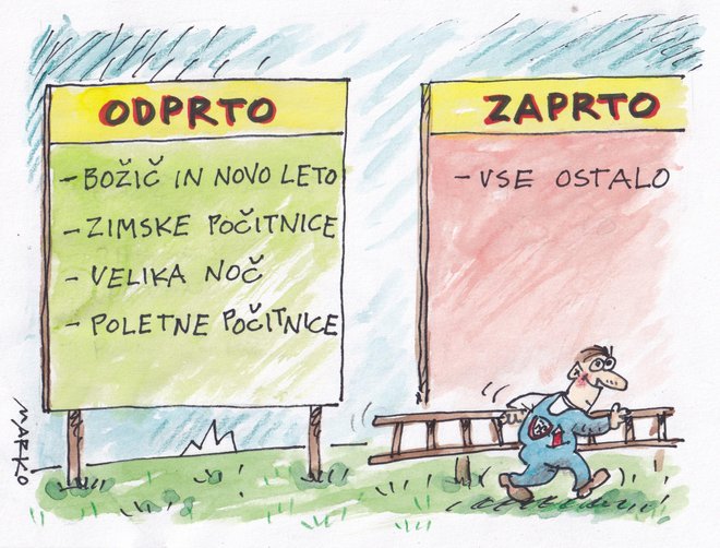 KARIKATURA: Marko Kočevar/Delo