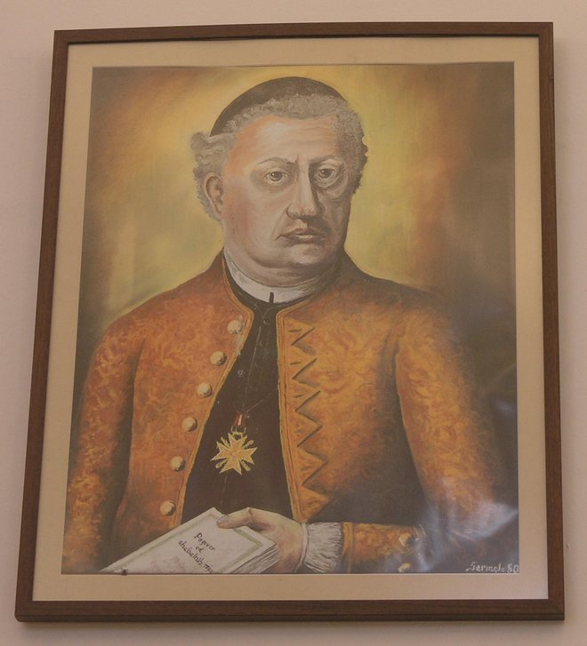 Peter Pavel Glavar (1721-1784) – slika v kapeli na Lanšprežu Foto Osebni Arhiv Andrej Šalehar