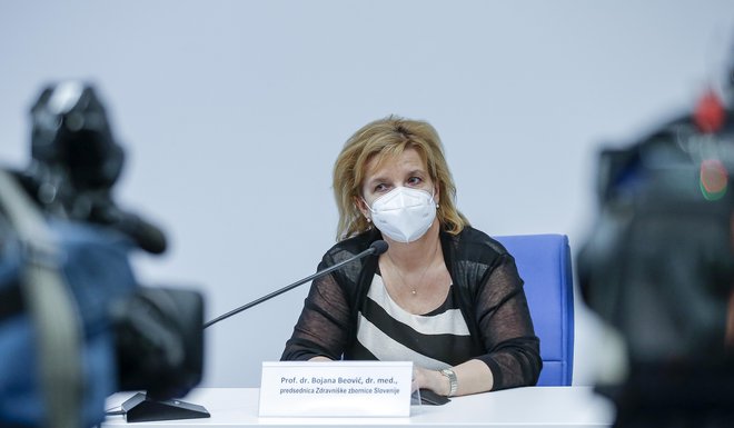Bojana Beović je v zadnjih dneh tarnala, da je v Sloveniji cepljenih premalo ljudi. FOTO: Jože Suhadolnik/Delo