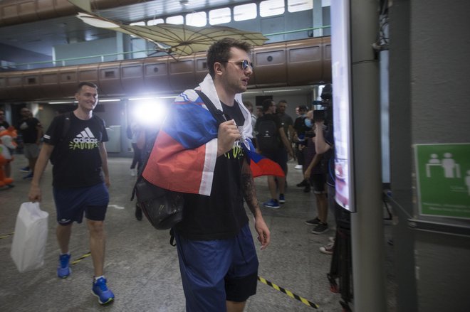 Luka Dončić se vrača iz Litve. FOTO: Jure Eržen