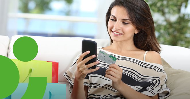 Poslovanje z brezstičnimi kreditnimi karticami je preprosto, varnostne nastavitve lahko hitro uredite v MOJ@SKB mobilni banki. FOTO: SKB banka
