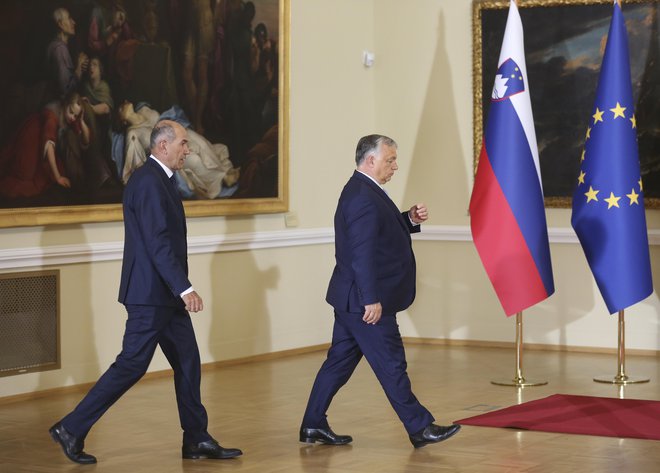 Ključno vlogo znotraj višegrajske četverice igra madžarski premier Viktor Orbán, tesni politični zaveznik Janeza Janše. FOTO: Jože Suhadolnik/DELO