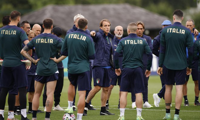 Roberto Mancini je popolnoma poenotil Italijane. FOTO: John Sibley/Reuters