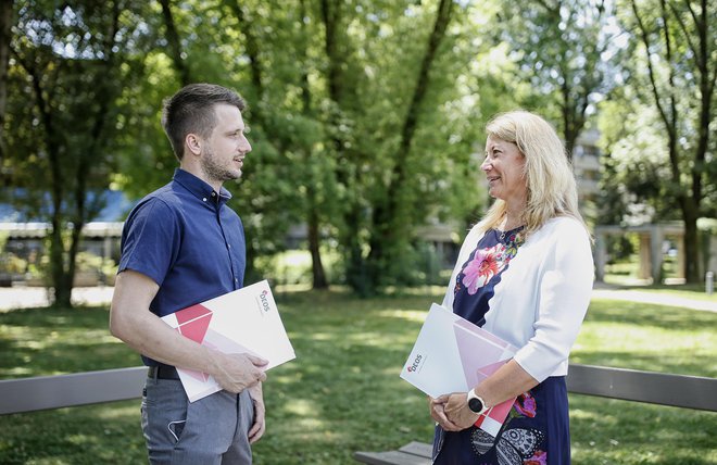 V Gornjem Gradu od junija izvajajo tudi rehabilitacijo prebolelih po covidu-19, sta povedala glavna direktorica Deosa Irena Vincek in direktor Miha Kranjc. FOTO: Blaž Samec/Delo