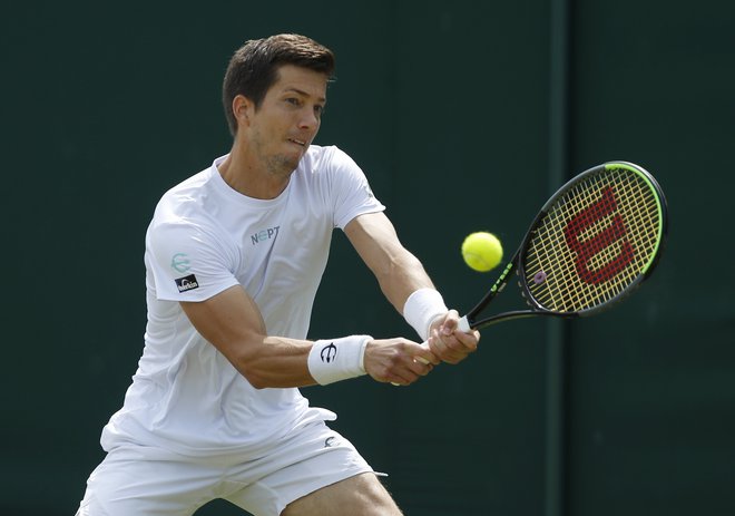 Aljaž Bedene je zdaj vprašljiv tudi za nastop na umaškem turnirju. FOTO: Paul Childs/Reuters