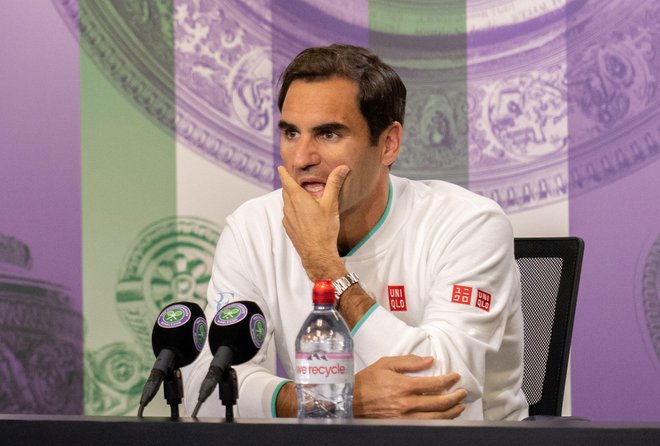 Švicarski teniški as Roger Federer vendarle ne bo nastopil na olimpijskih igrah v Tokiu. FOTO: Joe Toth/Reuters