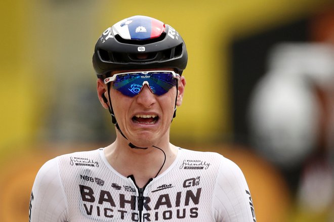 Matej Mohorič je osvojil sedmo etapo Toura. FOTO: Benoit Tessier/Reuters