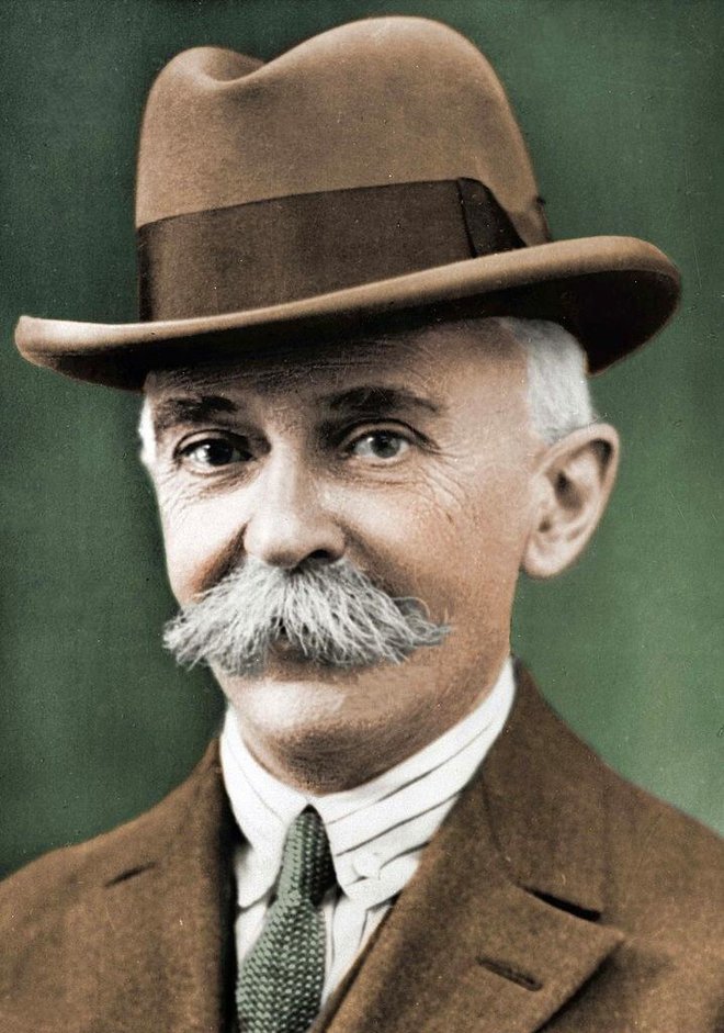 Pierre de Coubertin je ustanovitelj sodobnega olimpizma. FOTO: O. G.