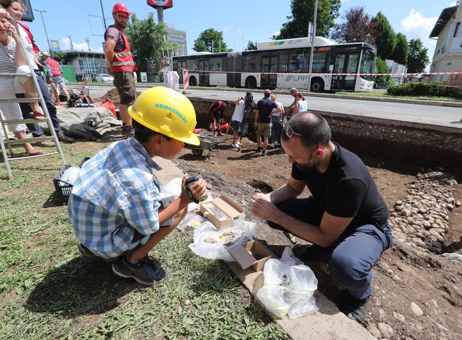 Mladi pomočnik iz soseščine  FOTO: Dejan Javornik/Slovenske novice