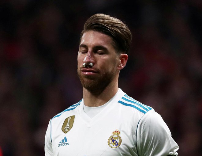 Sergio Ramos je nosil dres Reala od leta 2005 in postal tudi kapetan slavnega madridskega kluba. FOTO: Reuters