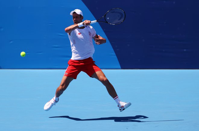 Novak Đoković je favorit olimpijskega teniškega turnirja. FOTO: Mike Segar/Reuters