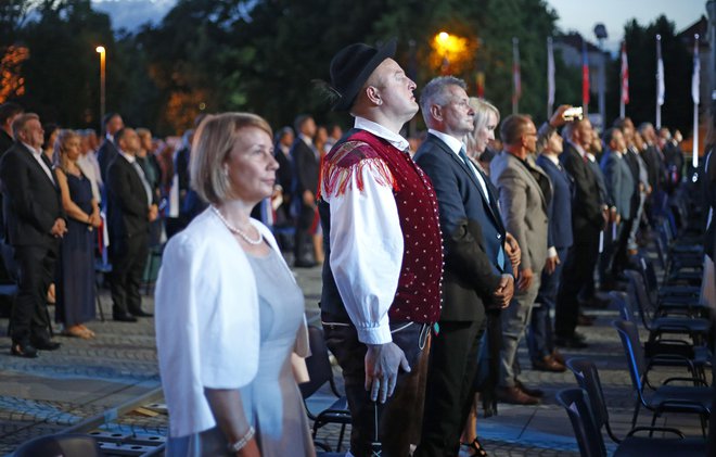 Državna proslava ob 30. obletnici slovenske državnosti na Trgu republike v Ljubljani, 25. junij 2021 FOTO: Matej Družnik/ Delo