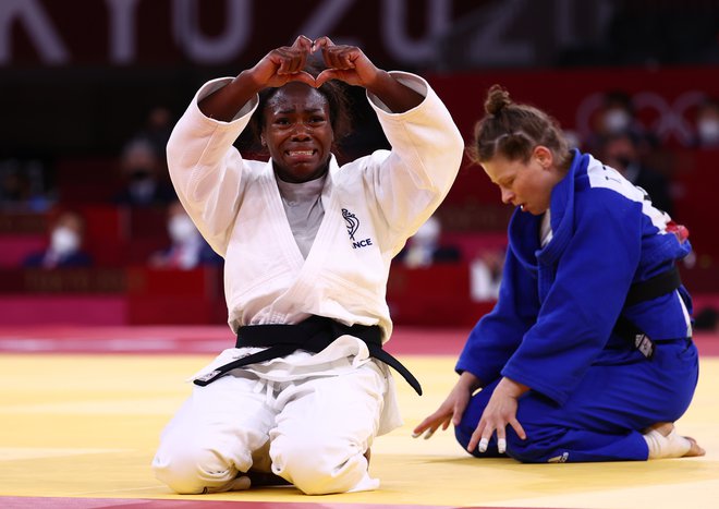 Tina Trstenjak je v velikem finalu izgubila s Francozinjo Clarisse Agbegnenou. FOTO: Sergio Perez/Reuters