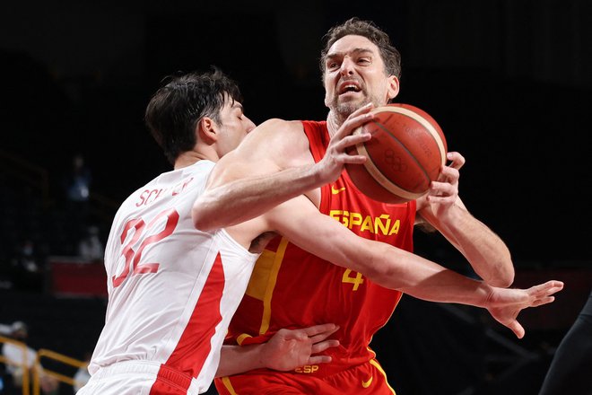 Pau Gasol pri 41 letih petič igra na olimpijskih igrah. FOTO: Thomas Coex/AFP