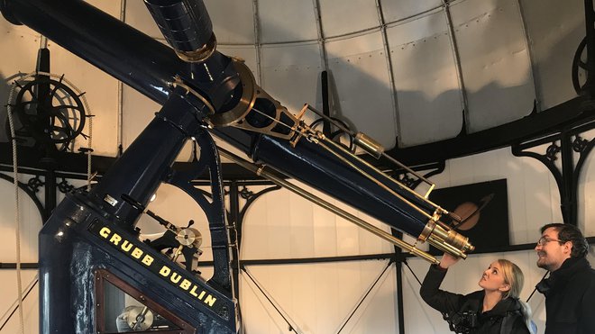 Grubbov teleskop iz leta 1885. FOTO: Heather Alexander/ Observatorij in Planetarij Armagh