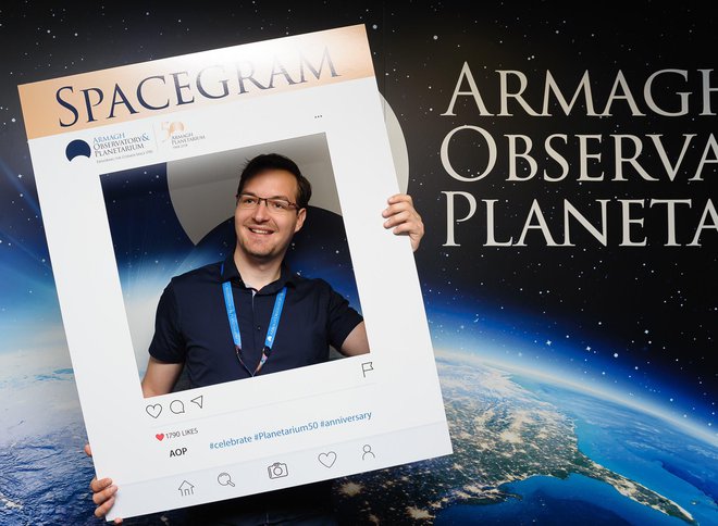 Rok Nežič se je v Veliko Britanijo preselil takoj po gimnaziji. FOTO: Liam Mcardle/Observatorij in Planetarij Armagh