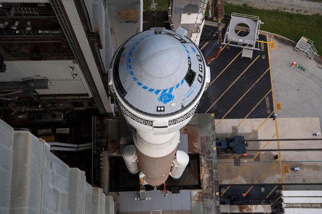 Starliner še ne bo poletel. FOTO: Nasa/Aubrey Gemignani/AFP